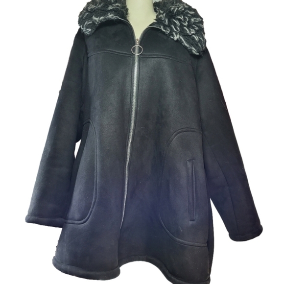 Jessica Simpson Faux Fur Winter Coat - Picture 1 of 6